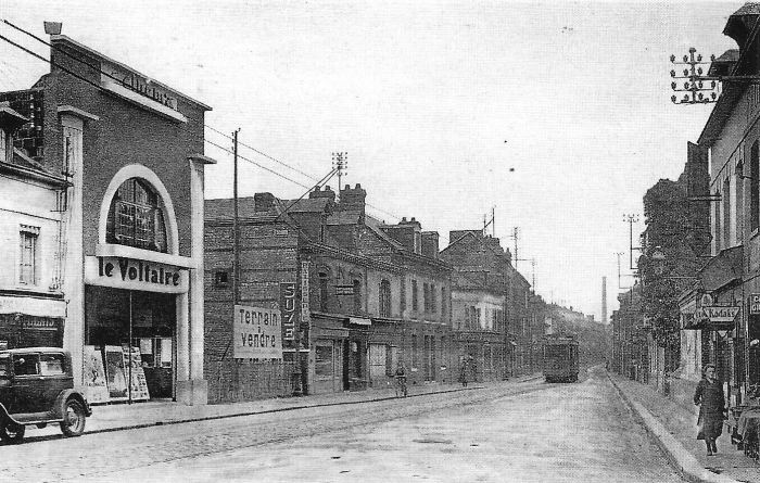 Sotteville, Cinéma Voltaire et rue P. Corneille
