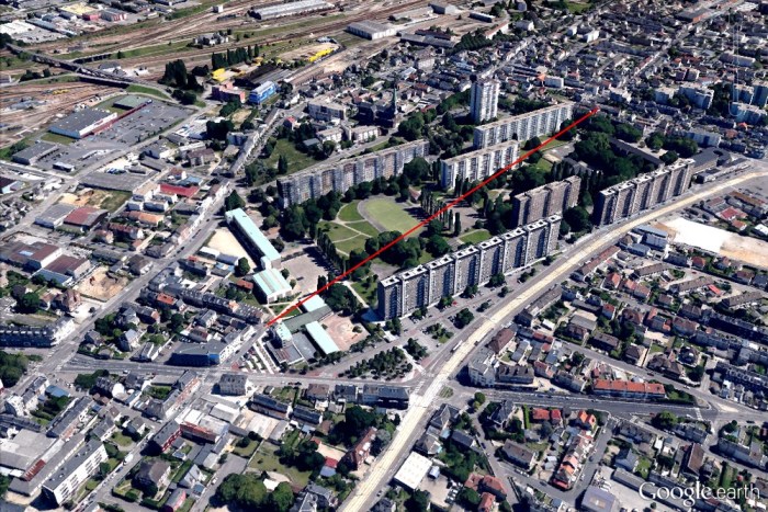 tracé ancienne rue de la république espace marcel lods