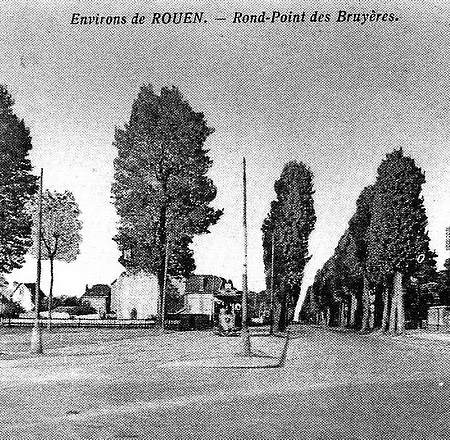 Rond point de Bruyères à Sotteville