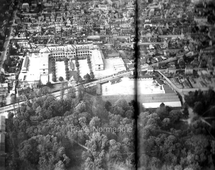 Vue aérienne du lycée Marcel Sembat - Sotteville-lès-Rouen