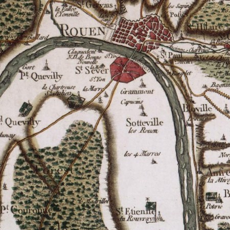 Carte de Cassini - Sotteville-lès-Rouen