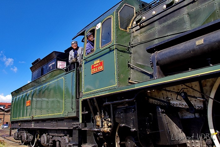 La Locomotive à vapeur Pacific 231 G 558 aux Journées du Partimoine 2015