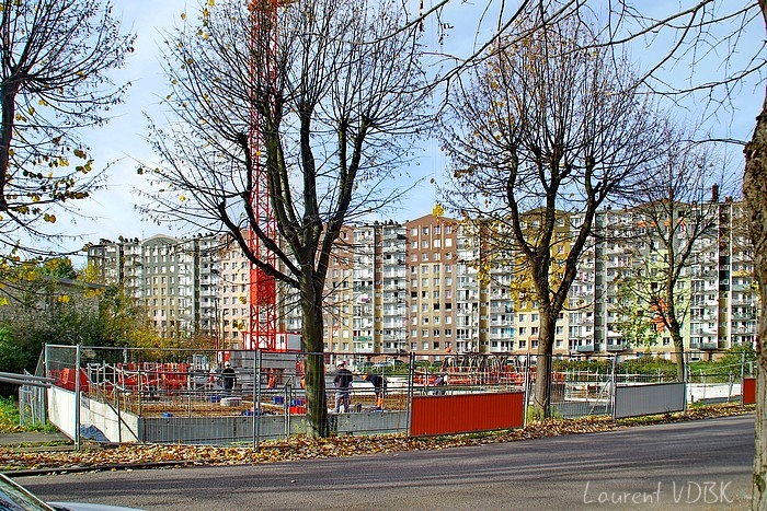 Sotteville, chantier de l'ancienne résidence St Joseph