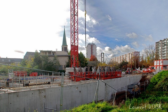 Sotteville, chantier de l'ancienne résidence St Joseph