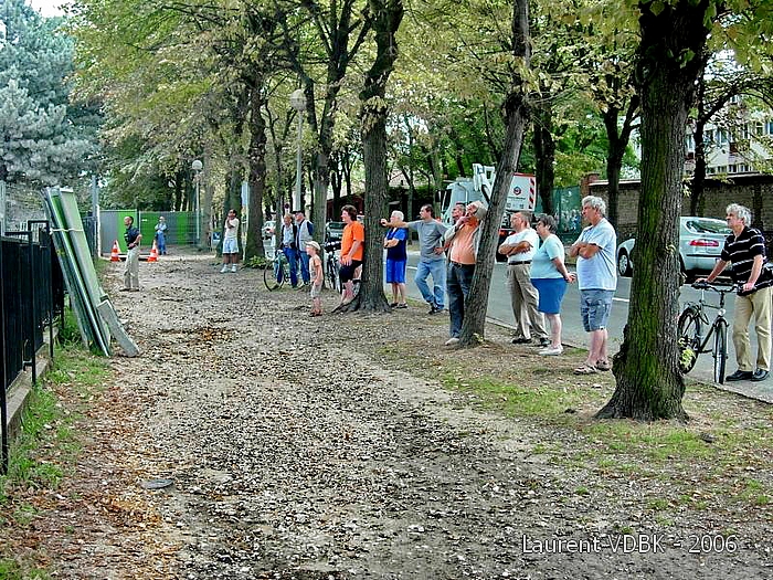 Démolition de l'internat du lycée Marcel Sembat à Sotteville-lès-Rouen en 2006