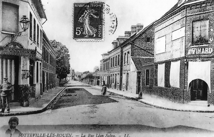 Sotteville-lès-Rouen, angle rues Garibaldi et Bouvier quand elle s'appellait Salva