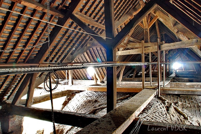 grenier et voûtes église notre dame de l'assomption - sotteville-lès-rouen 