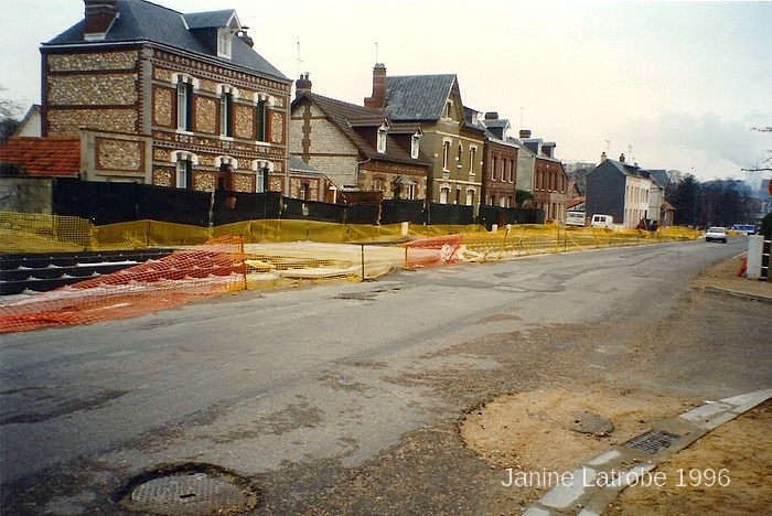 av J Jaurès 1996 - travaux métro - Sotteville les rouen