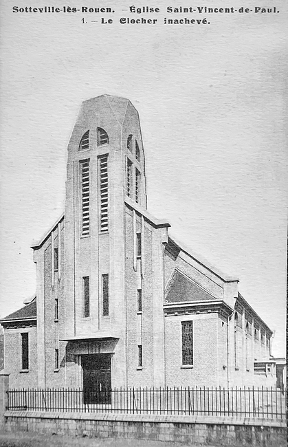 Eglise Saint Viencent de Paul 7 - Collection Odile Tremblais- reduite