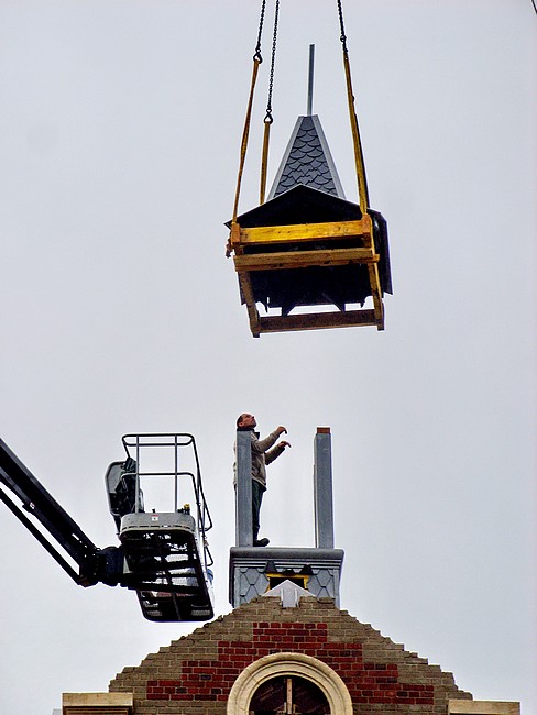 Repose du clocheton du bâtiment Pacific Vapeur du Centre Hospitalier du Bois-Petit - Sotteville-lès-Rouen
