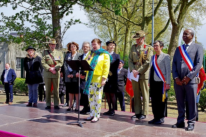 Sotteville-lès-Rouen : L'hippodrome des Bruyères a été transformé en camp hospitalier australien pendant la première guerre mondiale il ya 100 ans. Hommage le 30 avril 2016