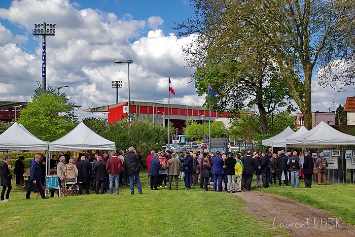 Sotteville-lès-Rouen : L'hippodrome des Bruyères a été transformé en hôpital militaire du Commonwealth (plus précisément australien) pendant la 14-18 il y a 100 ans. Exposition de photos