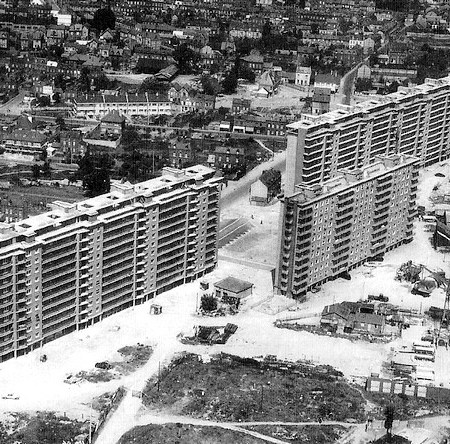 Construction immeubles Anjou Bourgogne Champagne - Espace Marcel Lods - Rue Garibaldi - Sotteville-lès-Rouen