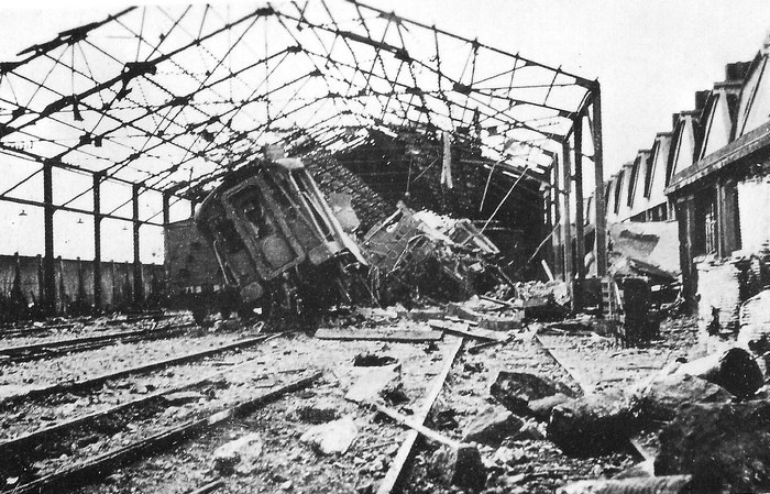 bombardement gare de triage sotteville