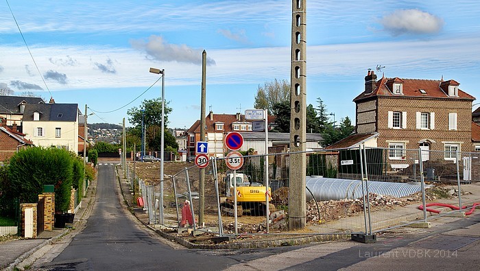 Sotteville-lès-Rouen - Chantier Angle rues Barbet / Emile Zola
