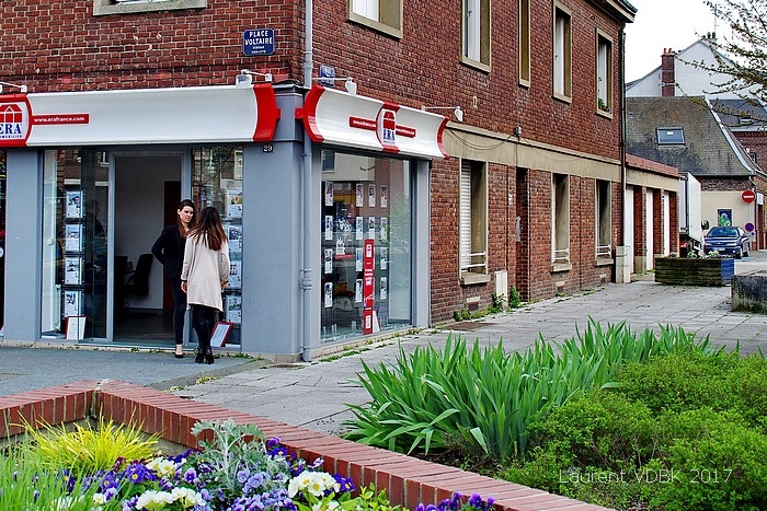Place Voltaire et rue de la République - Sotteville-lès-Rouen