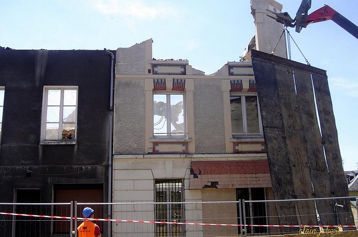 Place Voltaire - démolition - Sotteville-lès-Rouen