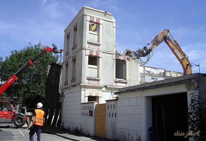 Place Voltaire -démolition - Sotteville-lès-Rouen