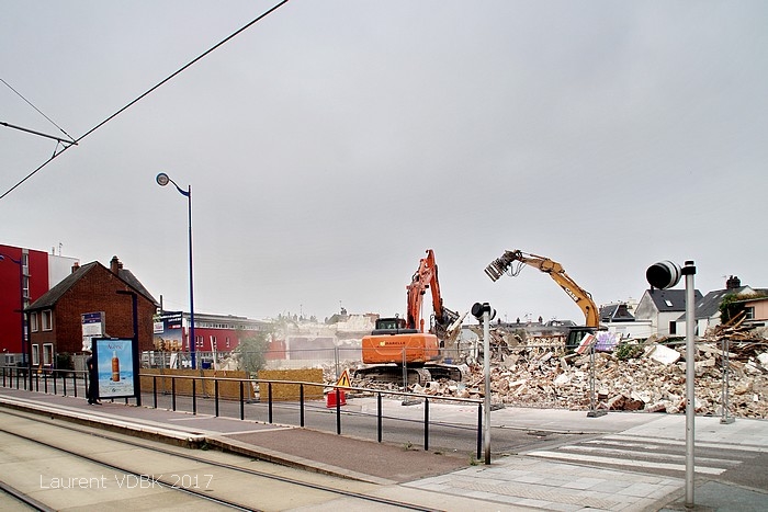 Place Voltaire - démolition - Sotteville-lès-Rouen