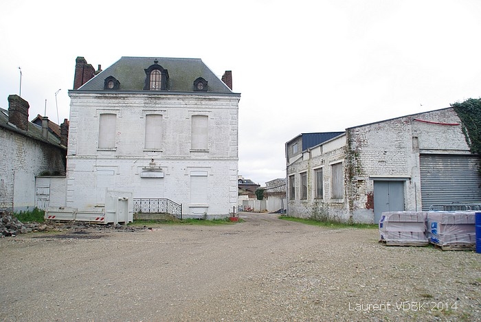 la maison blanche rue Léon Blum avant sa démolition - Sotteville-lès-Rouen