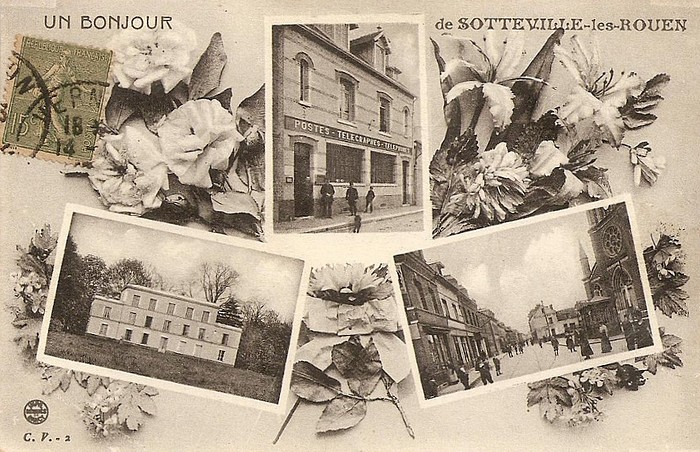 Carte postale : un bonjour de Sotteville