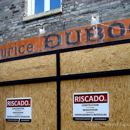 Boutique Maurice Duboc - Menuiserie Générale - 102 avenue du 14 juillet - Sotteville-lès-Rouen - Ancienne enseigne peinte