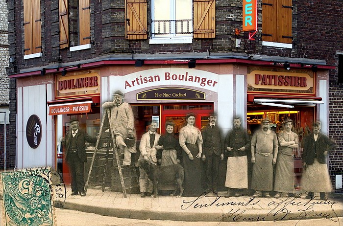 Boulangerie à l'angle de rue raspail et de la rue de paris - sotteville-lès-rouen