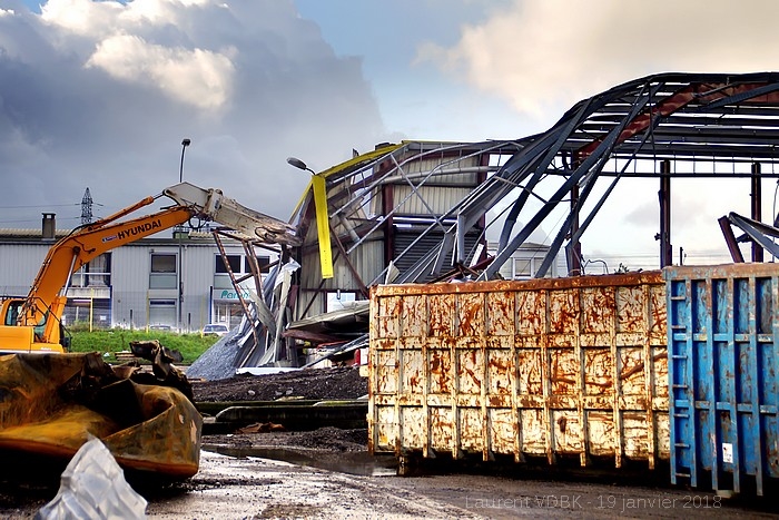Démolition Sématrans Sotteville-lès-Rouen