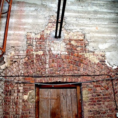 Eglise Notre-Dame de l'Assomption : traces de la reconstruction à l'intérieur du clocher - Sotteville-lès-Rouen