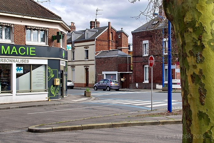 Sotteville-lès-Rouen - l'angle des rues de Paris et Raspail