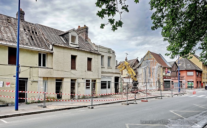 Démolition rue Raspail - Sotteville-lès-Rouen