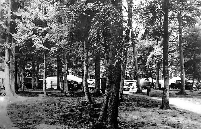 Marché provisoire pendant la Reconstruction de Sotteville-lès-Rouen