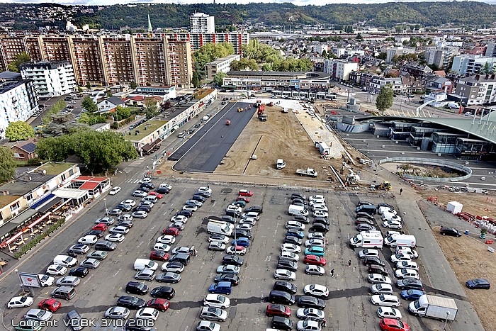 Enrobé rénovation place de l'hôtel de ville - Sotteville-lès-Rouen