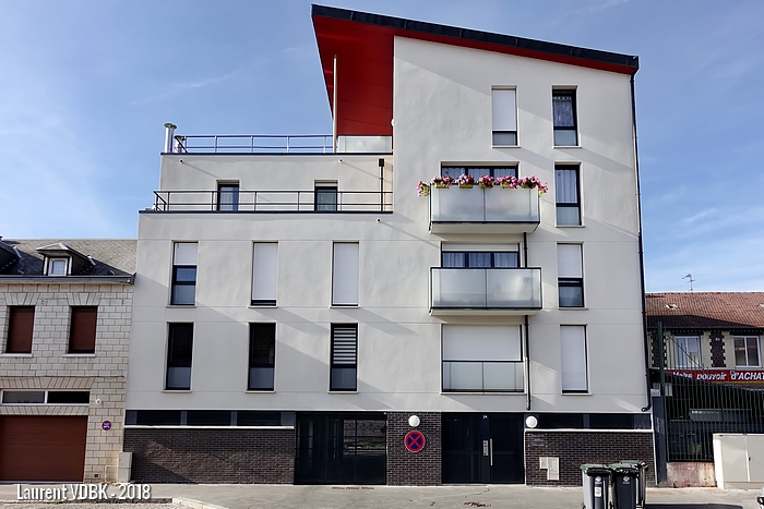 Résidence Louise Alcan rue Pierre Corneille à Sotteville-lès-Rouen