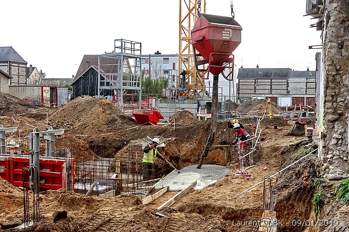 Chantier à Sotteville-lès-Rouen