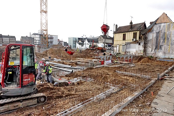 Chantier à Sotteville-lès-Rouen