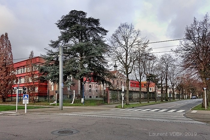 Le centre Hospitalier du Bois Petit avenue Jean Jaurès et rue de la Libération - Sotteville-lès-Rouen