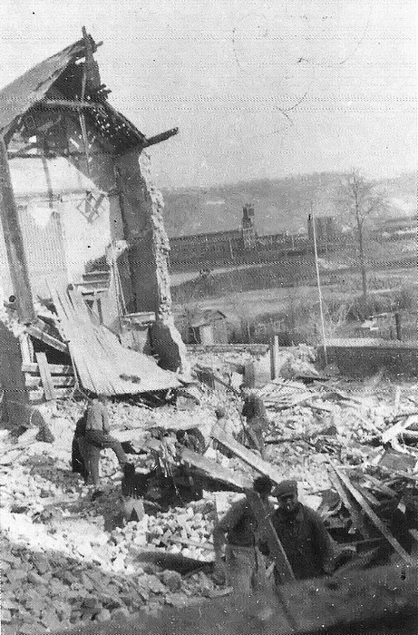 Bombardement de la rue Ledru-Rollin à Sotteville-lès-Rouen