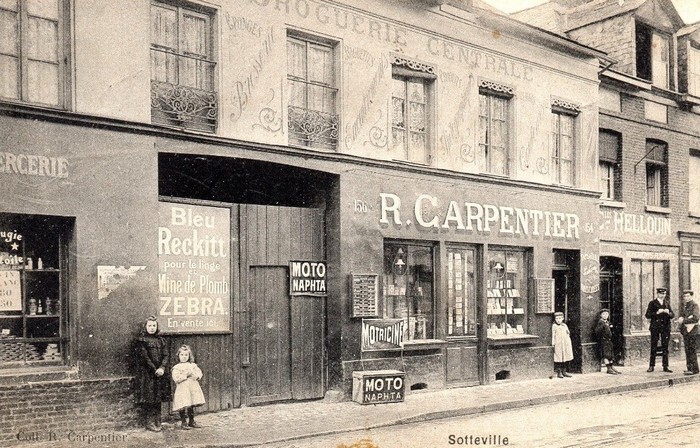 Ancien commerce rue de Paris à Sotteville-lès-Rouen