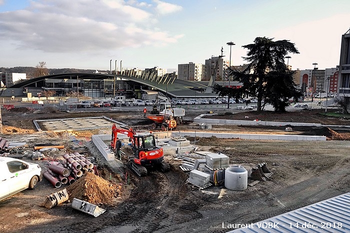 Réaménagement de la place de l'Hôtel de Ville à Sotteville-lès-Rouen