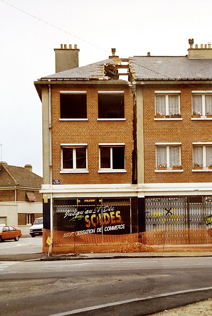 Le chantier du métro à Sotteville-lès-Rouen