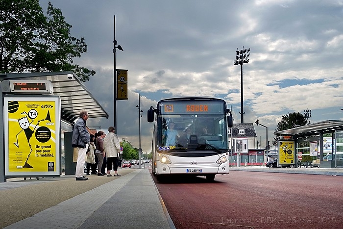 Ouverture de la ligne T4 le 25 mai 2019 - Rond-Point des Bruyères - Station Stade Diochon