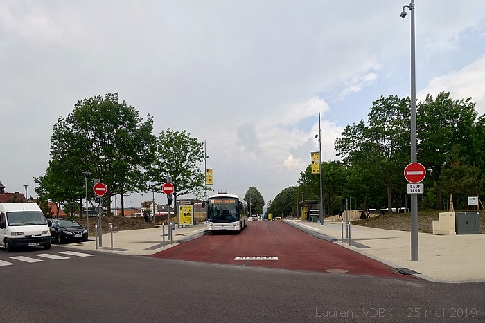 Ouverture de la ligne T4 le 25 mai 2019 - Rond-Point des Bruyères - Station Stade Diochon