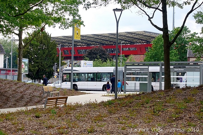 Ouverture de la ligne T4 le 25 mai 2019 - Rond-Point des Bruyères - Station Stade Diochon