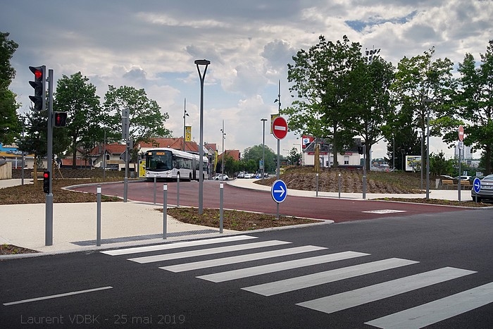 Ouverture de la ligne T4 le 25 mai 2019 - Rond-Point des Bruyères - Station Stade Diochon