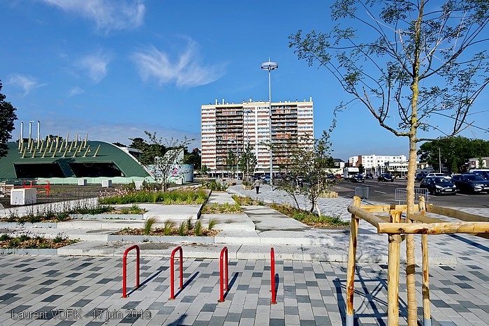 Sotteville : La place de l'Hôtel de Ville rénovée