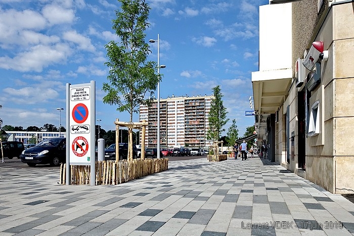 Sotteville : La place de l'Hôtel de Ville rénovée