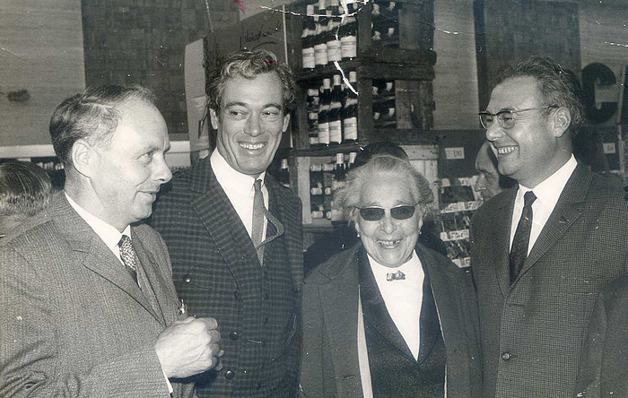 Roland Tafforeau inauguration Suma 1966 avec Roger Lanzac