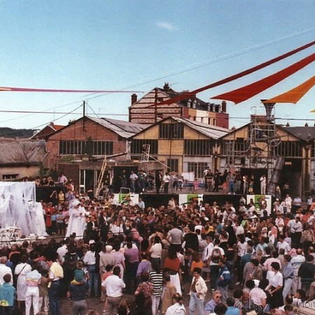 Festival "Gare à la fête" en 1990 à Sotteville-lès-Rouen