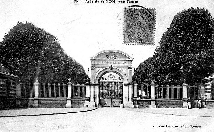 Asile départemental Quatre-Mare Saint-Yon (Centre Hospitalier du Rouvray) - Entrée